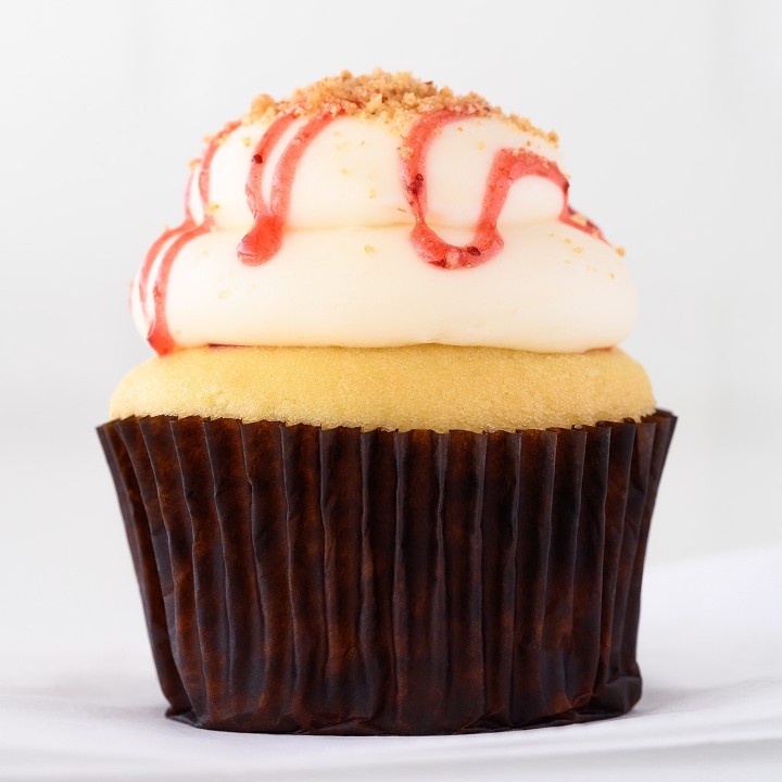 Strawberry Cheesecake—May Cupcake of the Month