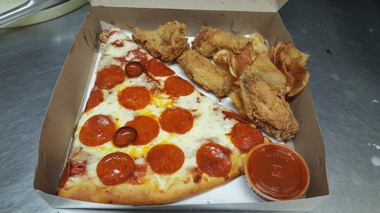 $9.99 Slice Special w/ Wings