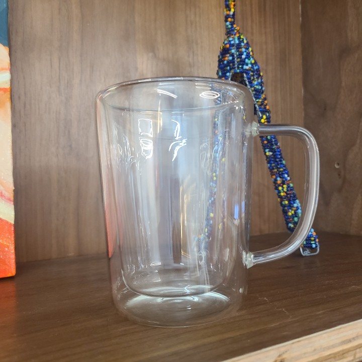 Double Wall glass mug