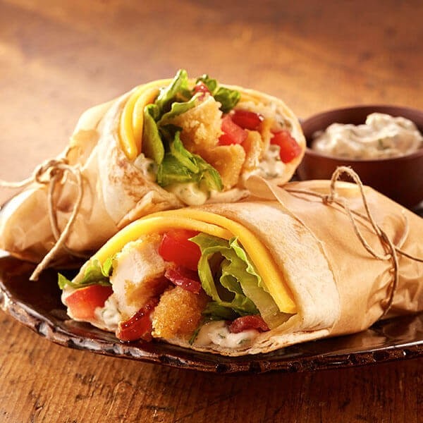 Grilled Chicken Club Wrap