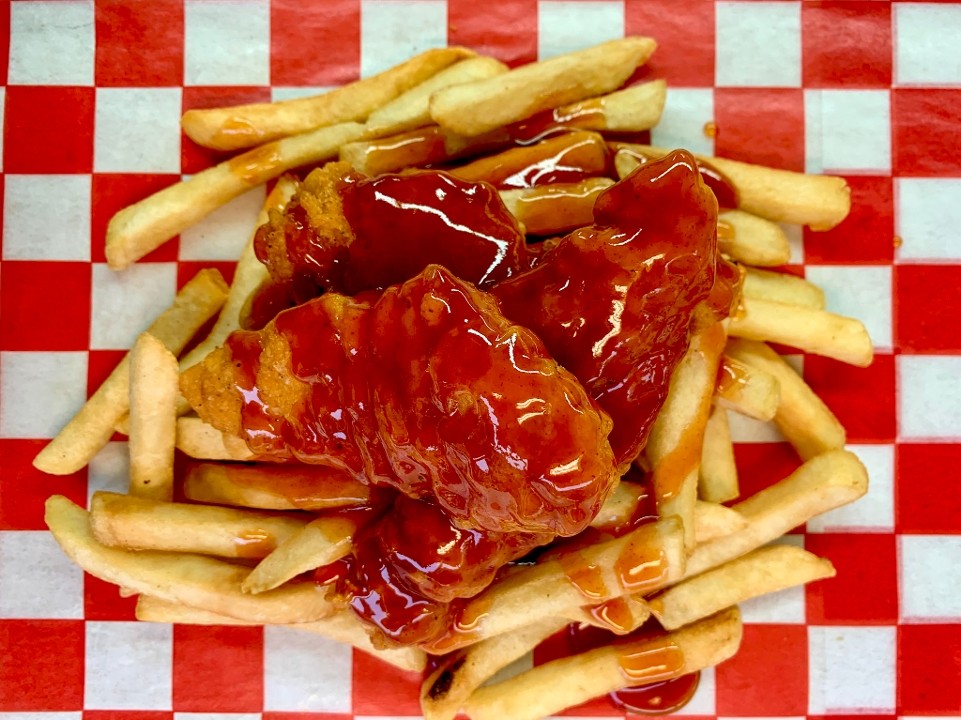 Mambo Chicken Tenders and Fries