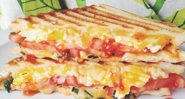 Breakfast Grilled Cheese