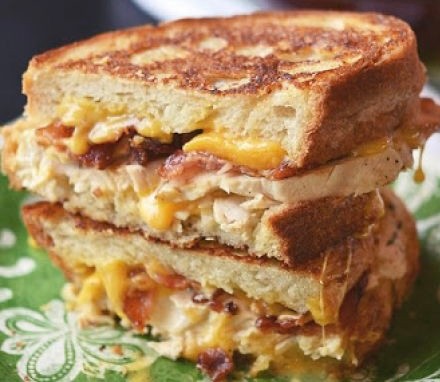 Bacon Cheddar Ranch Grilled Cheese