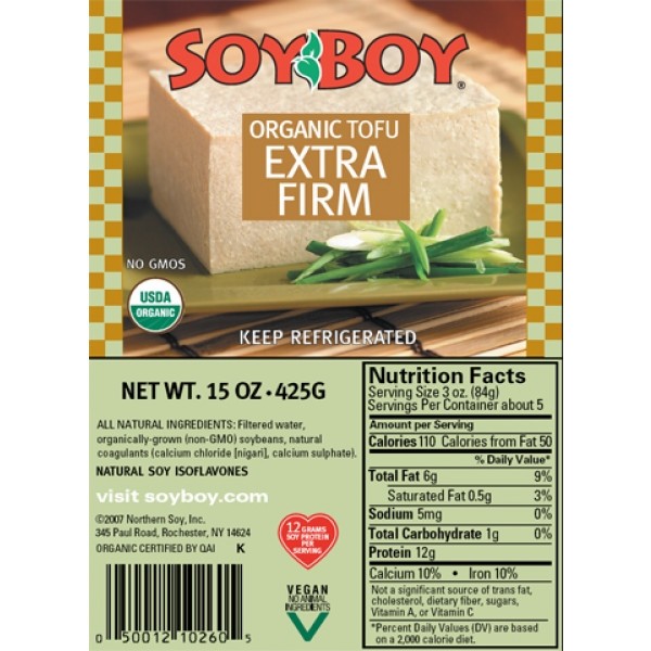 Organic Tofu - SoyBoy 1lb