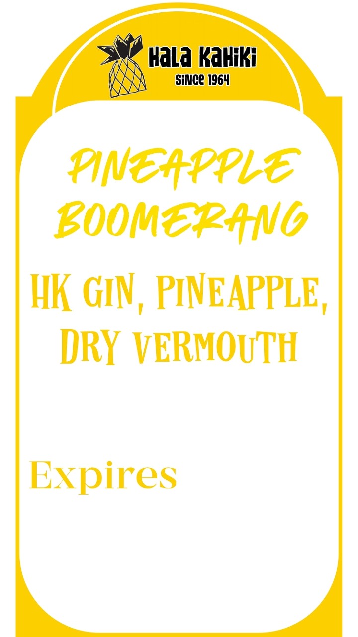Pineapple Boomerang (2 per)