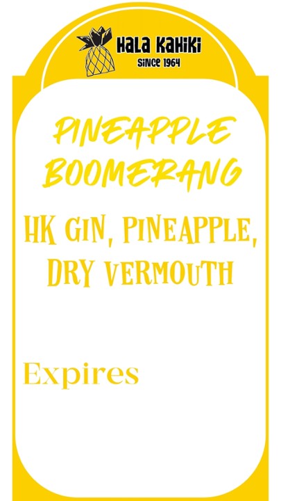 Pineapple Boomerang (2 per)