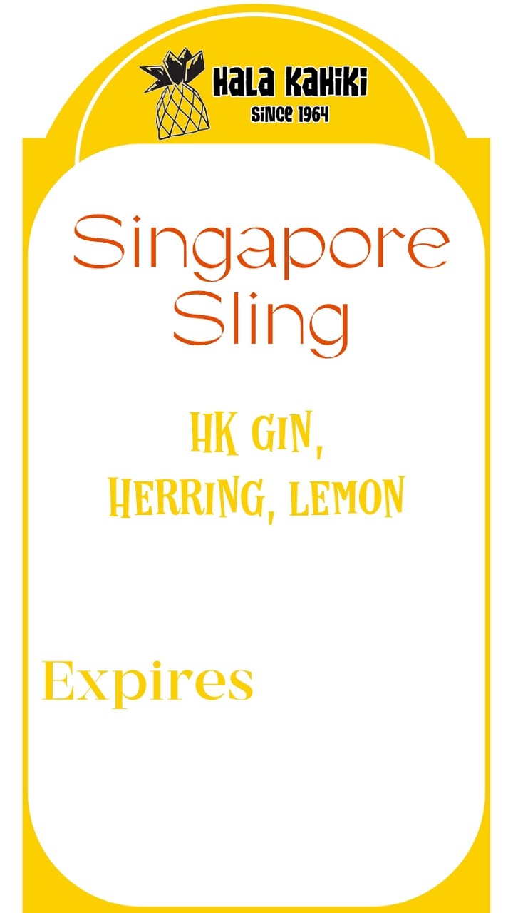 Singapore Sling (2 per)