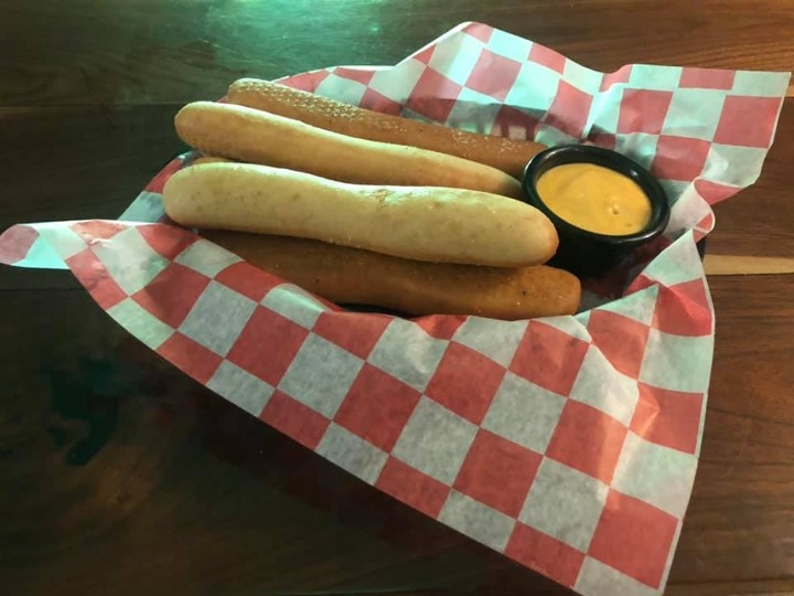 Breadsticks and Nacho Cheese