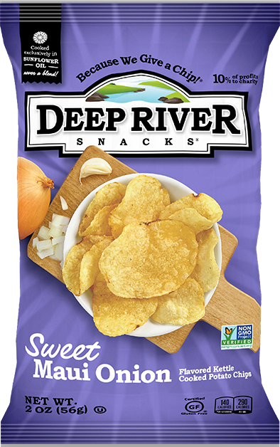 Deep River Kettle Chips Sweet Maui & Onion [2oz]