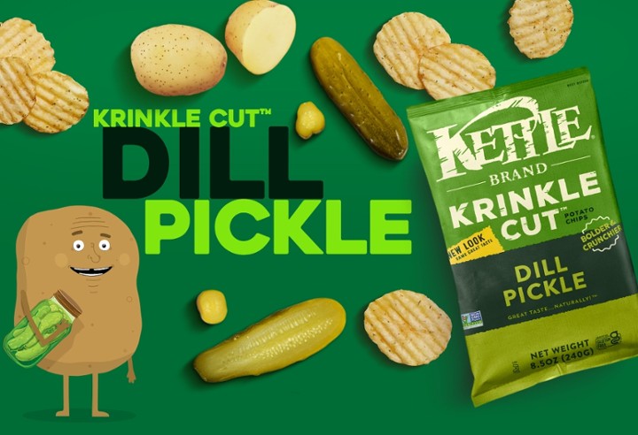 Kettle Chips Dill Pickle [2oz]