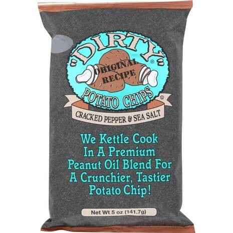 "Dirty" Kettle Chips Cracked Pepper [2oz]