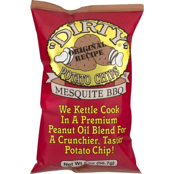 "Dirty" Kettle Chips Mesquite BBQ" [2oz]