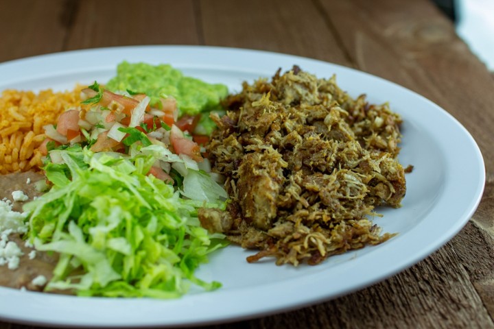 Combo #8 Carnitas Plate