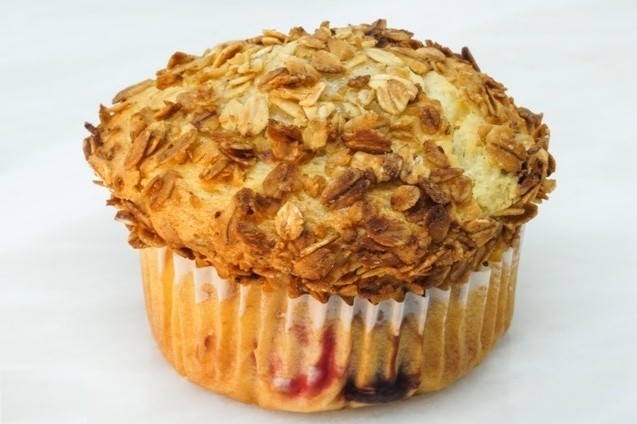Raspberry Granola Muffin