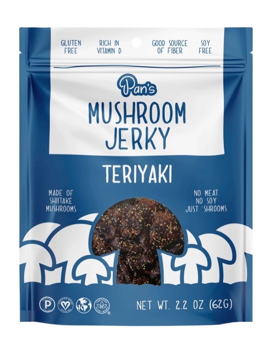 Pan's Teriyaki Mushroom Jerky