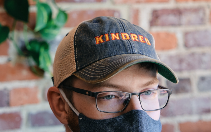 Six Panel Classic Navy Kindred Hat
