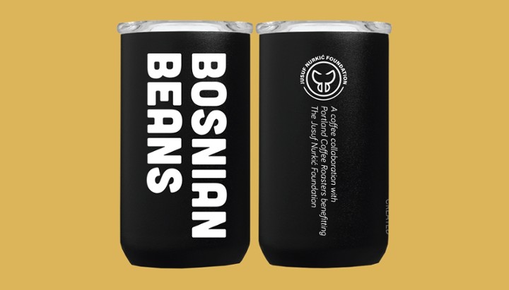 Bosnian Beans 12oz Stainless Steel Tumbler