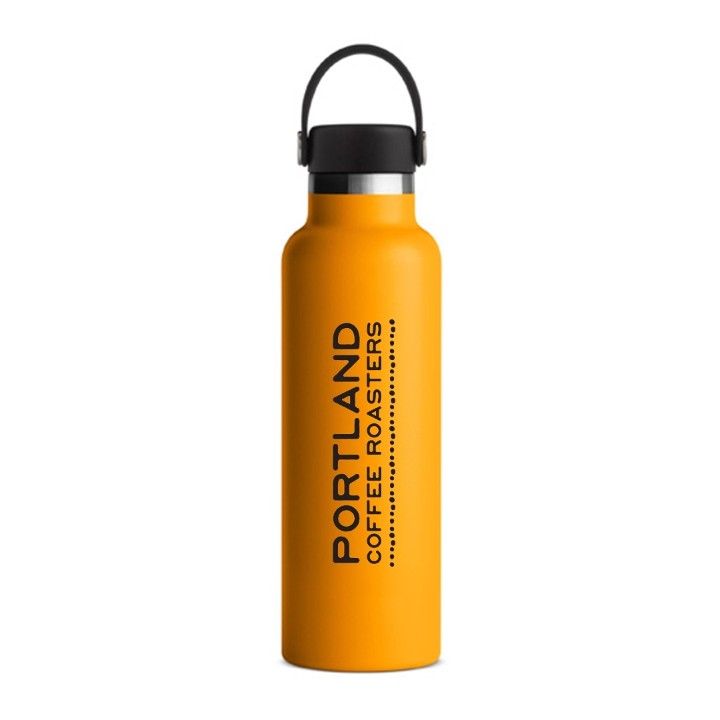 Hydro Flask-21 oz Logo Yellow