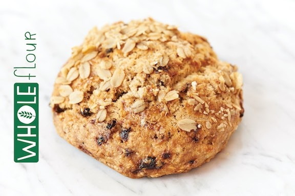currant spelt oat scone