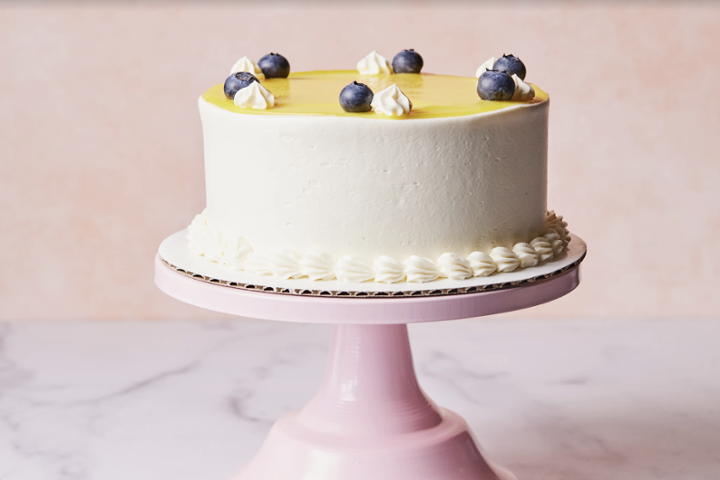 6 inch lemon raspberry cake