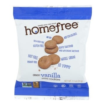 Homefree Mini Vanilla Cookies