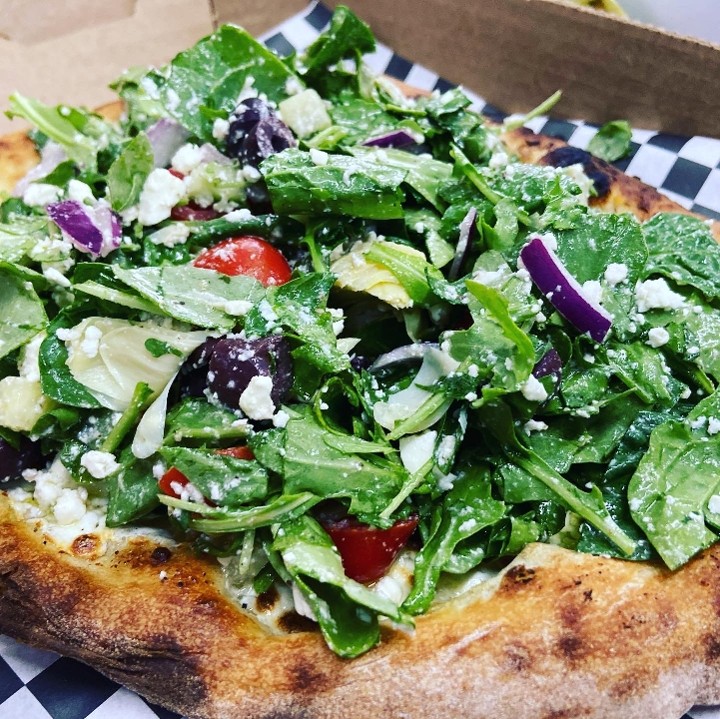 GREEK SALAD PIZZA