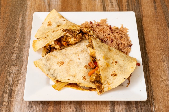 Jerk Chicken Quesadilla