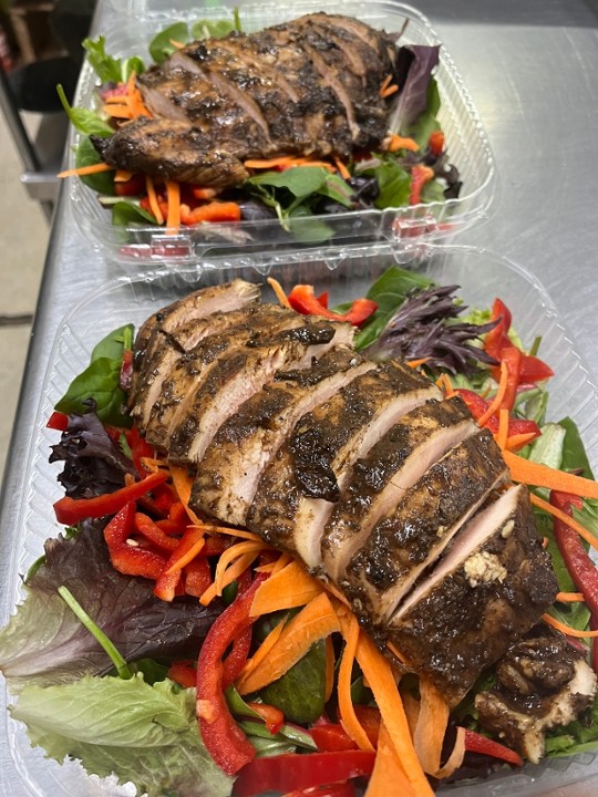 Jerk chicken salad