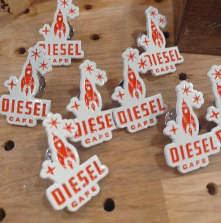 Diesel Enamel Pin