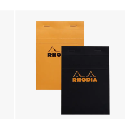 Rhodia Notbook No. 18 - Black or Yellow