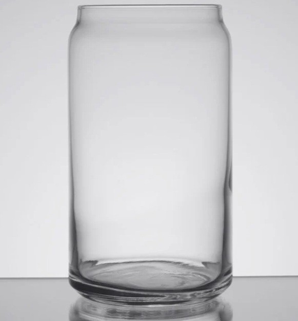 Can Shaped Glass 16 oz.