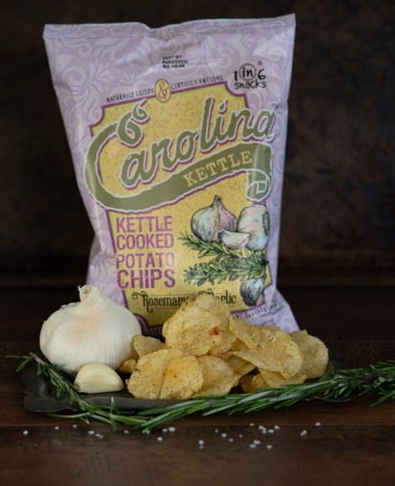 Rosemary Garlic Chips  - Carolina Kettle 5 oz