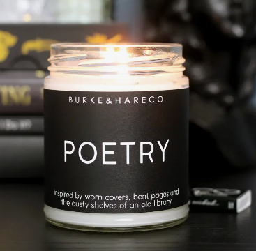 Poetry - Burke and Hare Candle 9 oz