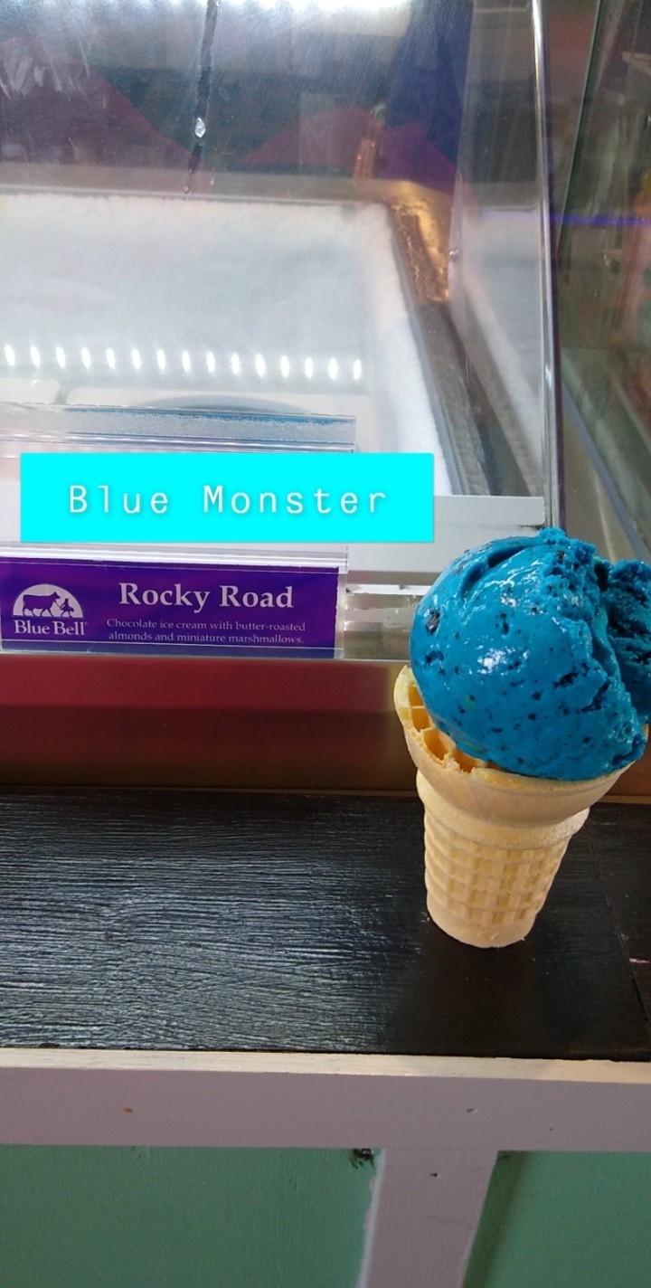 Blue Monster Ice Cream