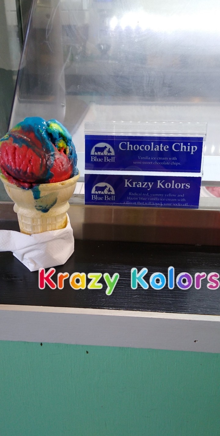 Krazy Kolors Ice Cream