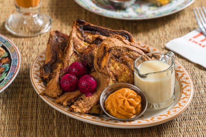 THAI TEA BABKA FRENCH TOAST