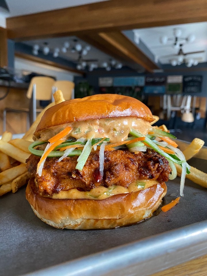 Chili Crisp Fried Chicken