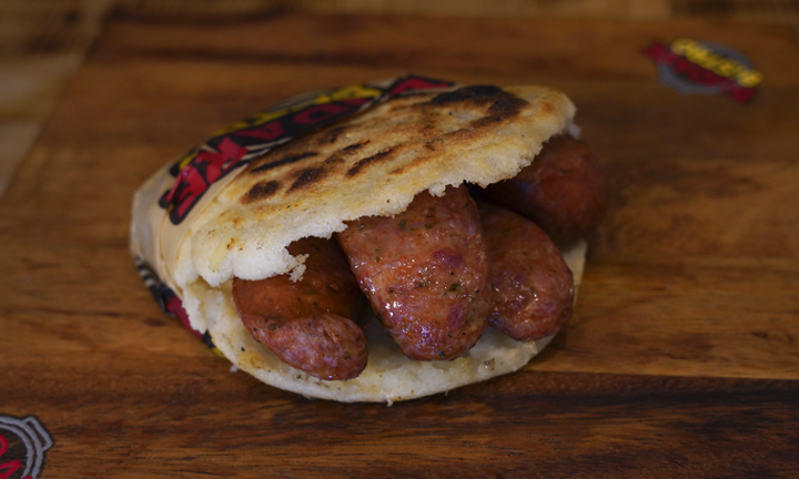 Arepa de Chorizo