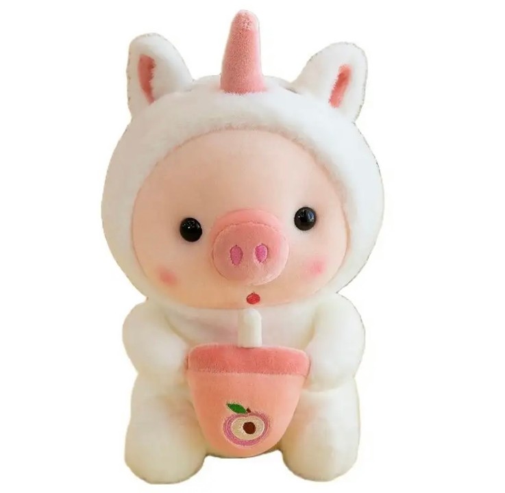 Unicorn Boba Pig 9.5”