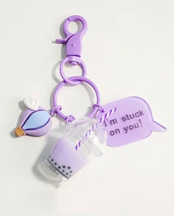 Lavender Keychain