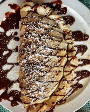 Nutella & Mascarpone Calzone (Serves 2-4).