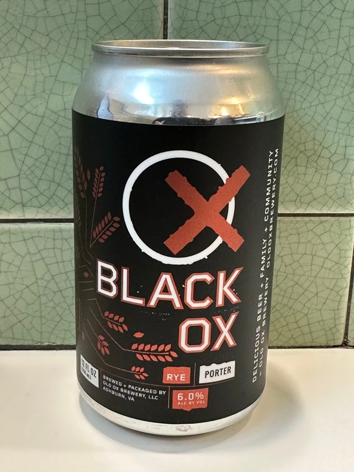 Black Ox Rye Porter