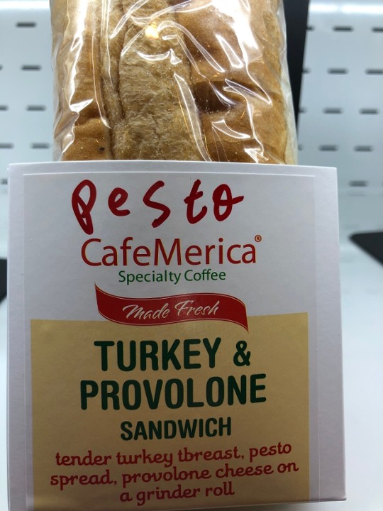 Turkey Pesto Provolone w/Pepper Sandwich