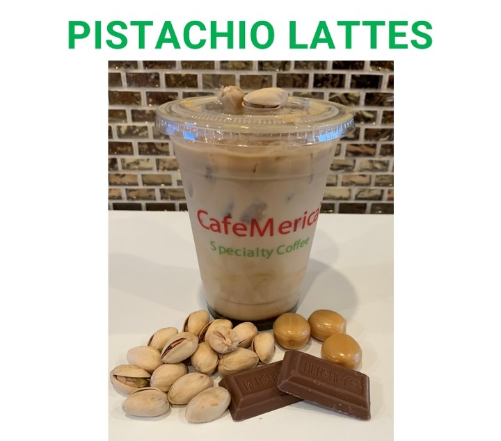 Pistachio-Caramel Latte