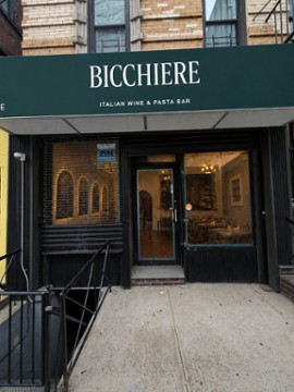 Bicchiere Wine Bar 450 East 81st Street