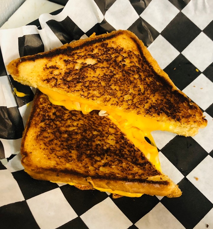 American Grilled Cheese with Bag of Chips