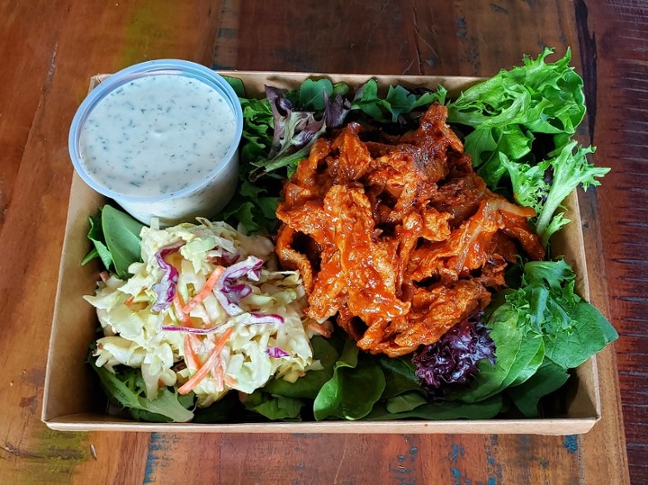 Pulled NoPork on Salad