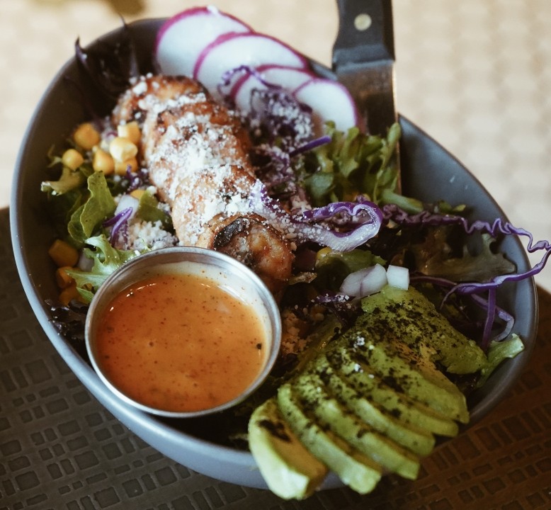 Grilled Shrimp & Corn Salad