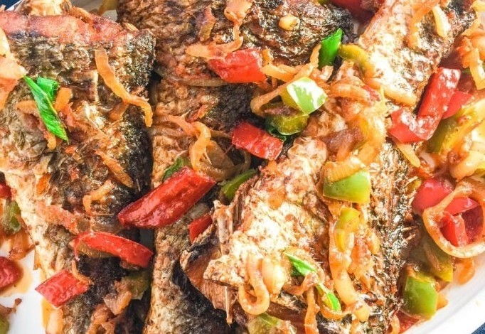 CROAKER FRIED FISH  (PEPPERED)