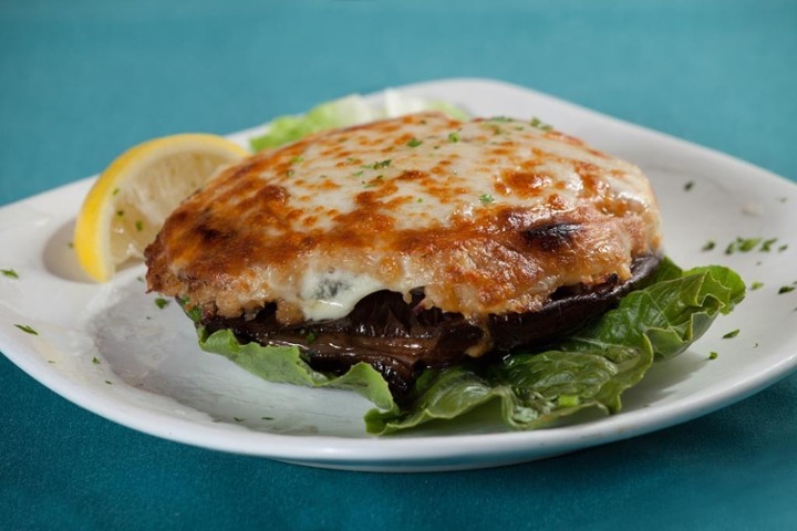 Crab Stuffed Portabella Mushroom